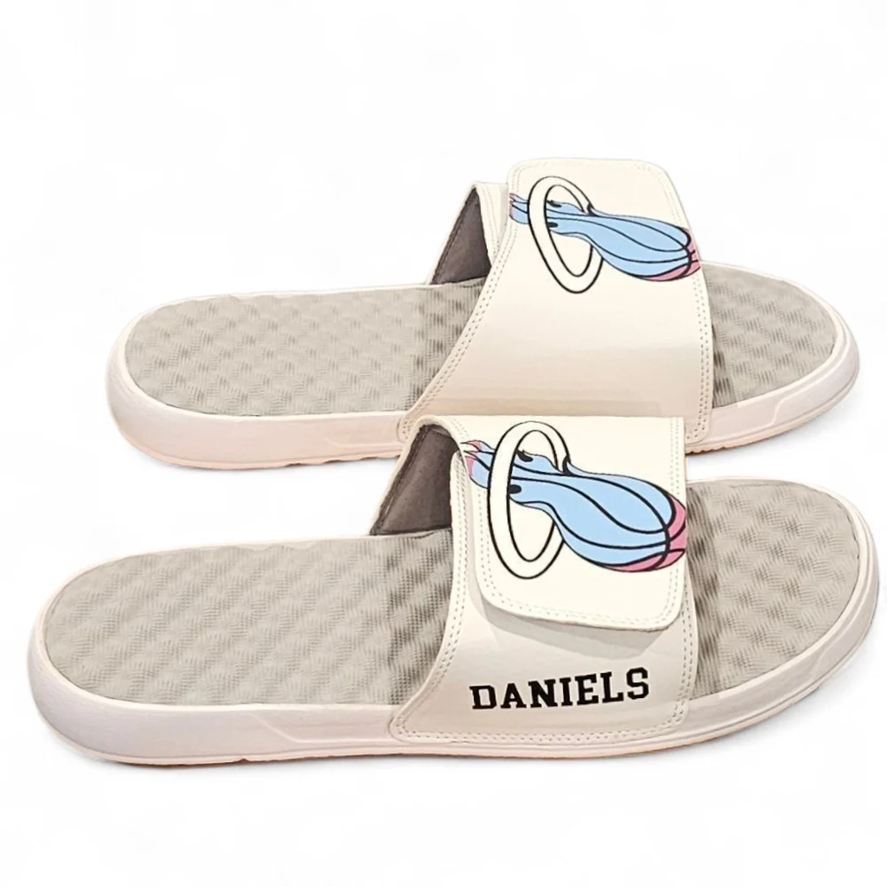 Islide Miami Heat Original Vice Logo Sandals Daniels Size 12